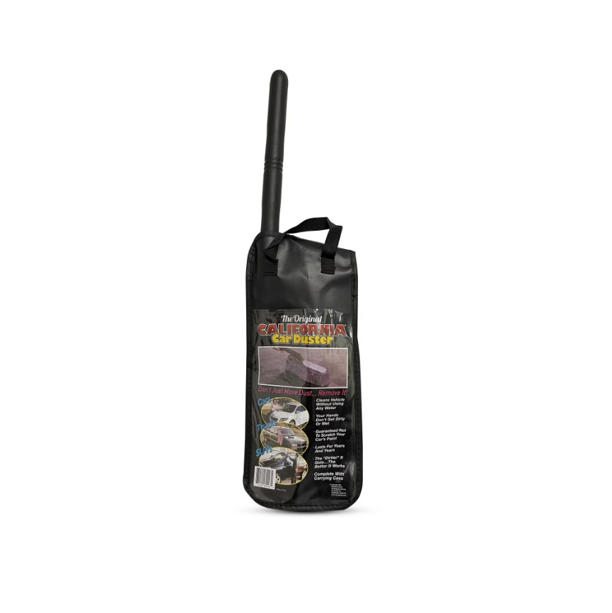 Scratch Free Car Duster Wax Treated Cotton Mop with Plastic Handle 80in