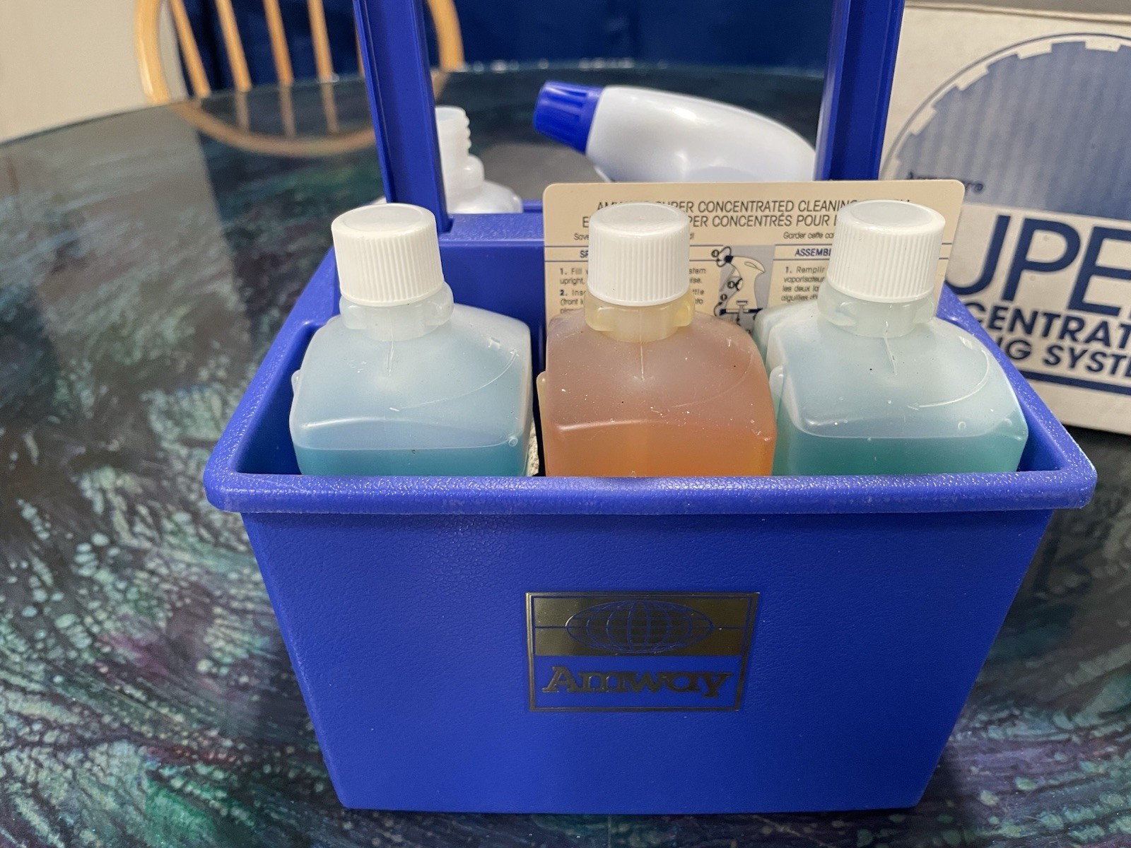 Amway Super Concentrated Cleaning System Caddy Carry Tray ZOOM