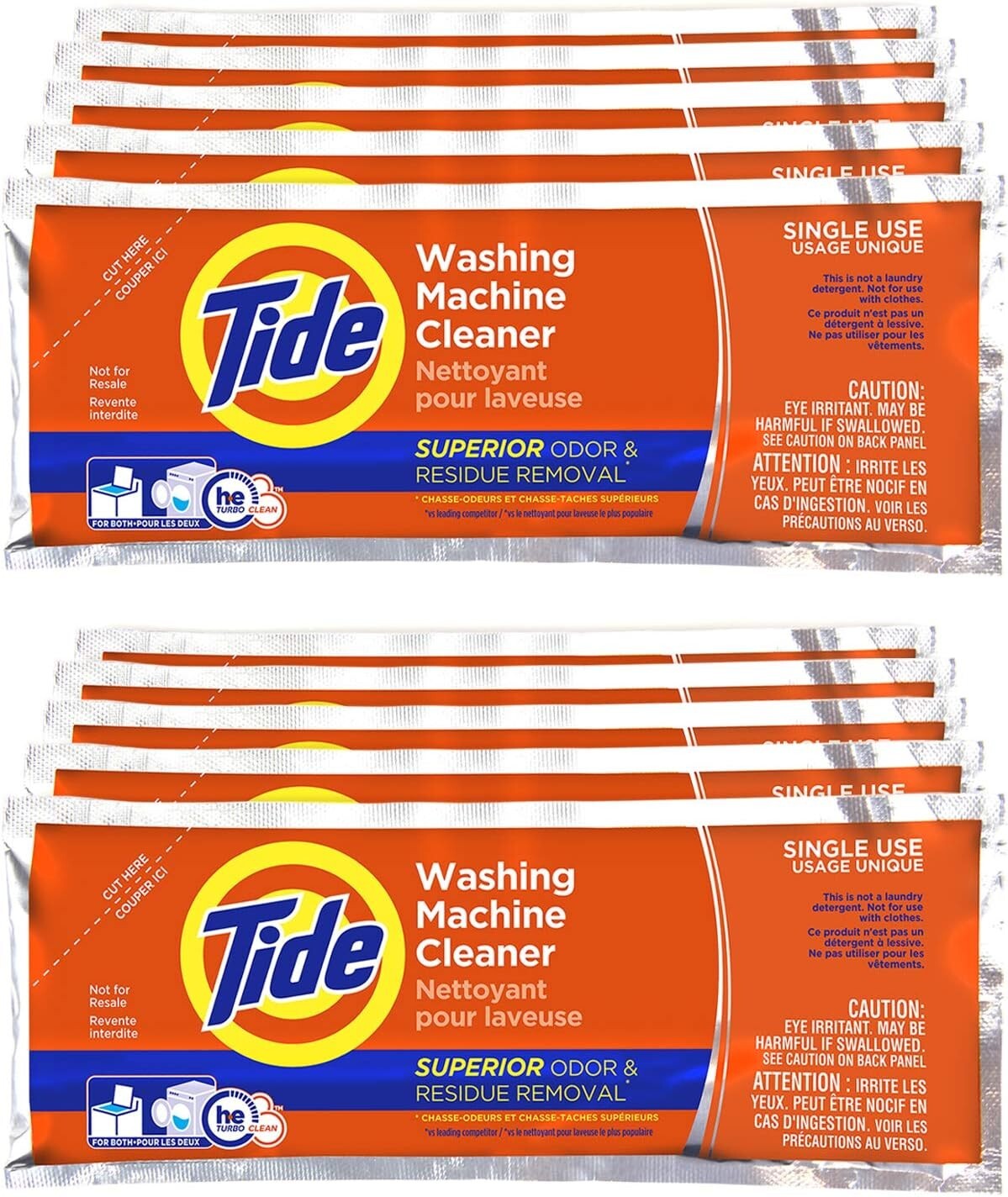 Washing Machine Cleaner by Tide, 10 Count (Packaging May Vary)