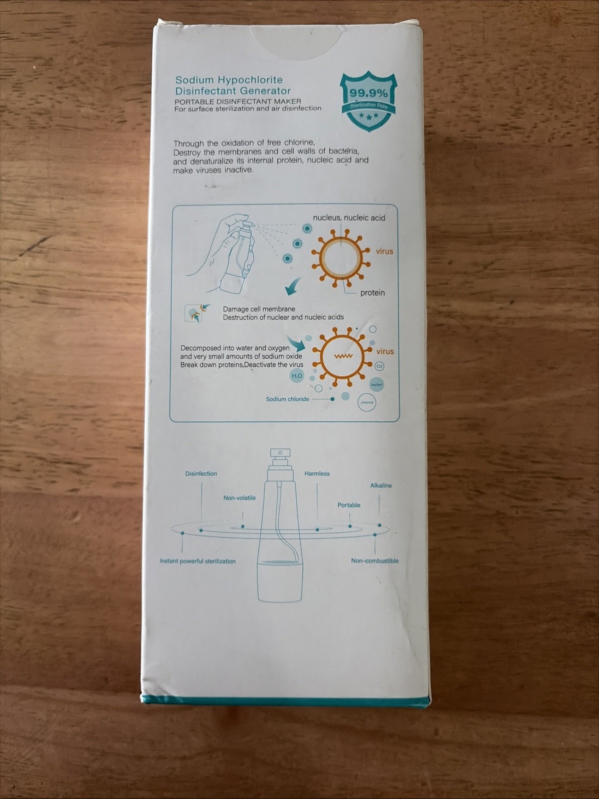 Portable Disinfectant Maker -Disinfectant Liquid Making Machine Beand New Sealed