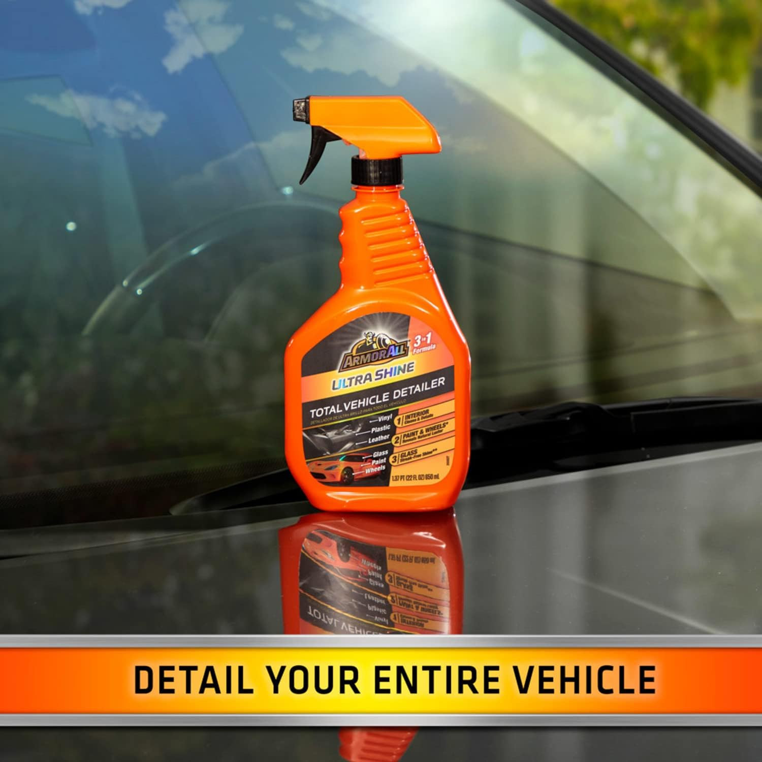 Ultra Shine Total Vehicle Detailer by , Car Detailer Spray for Interior and Exte