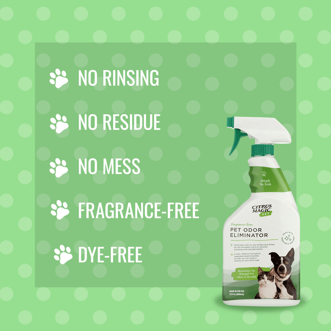 Pet Odor Eliminator, 22 Fluid Ounces, Pack of 3