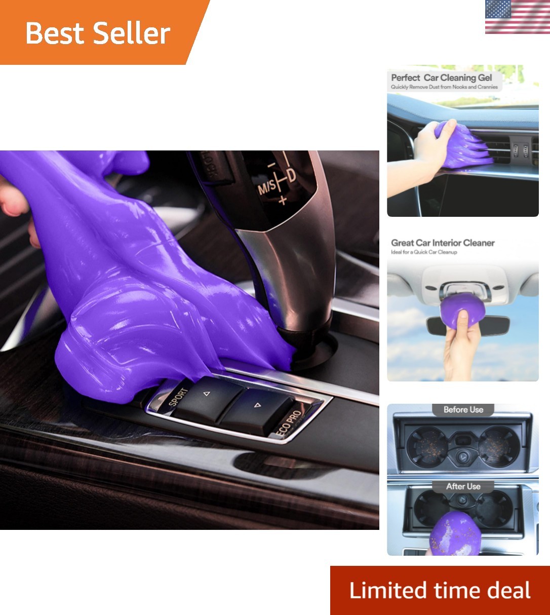 Car Cleaning Gel Cleaning Putty Car Interior Car Detailing Kit Car Cleaning S…