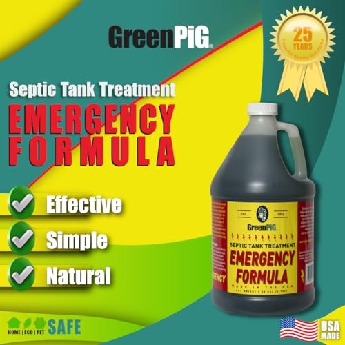 Green Pig 1 Gallon Drain Field Cleaner Septic Safe