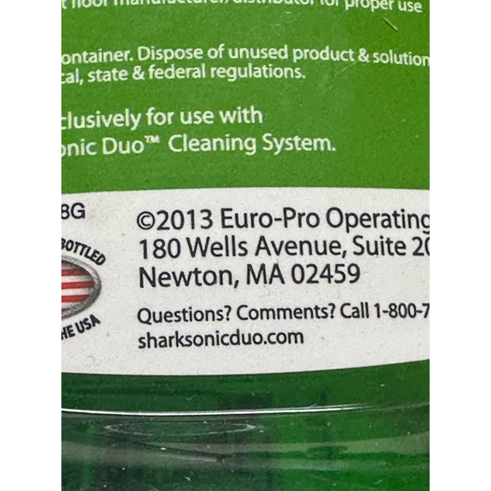 Sealed Shark Wood & Hard Floor Cleaner Concentrate Italian Citrus 28 oz