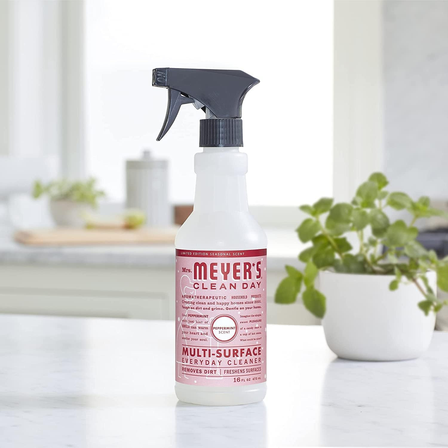 Clean Day Multi-Surface Cleaner, Peppermint, 16 Fl Oz. (Pack of 2)