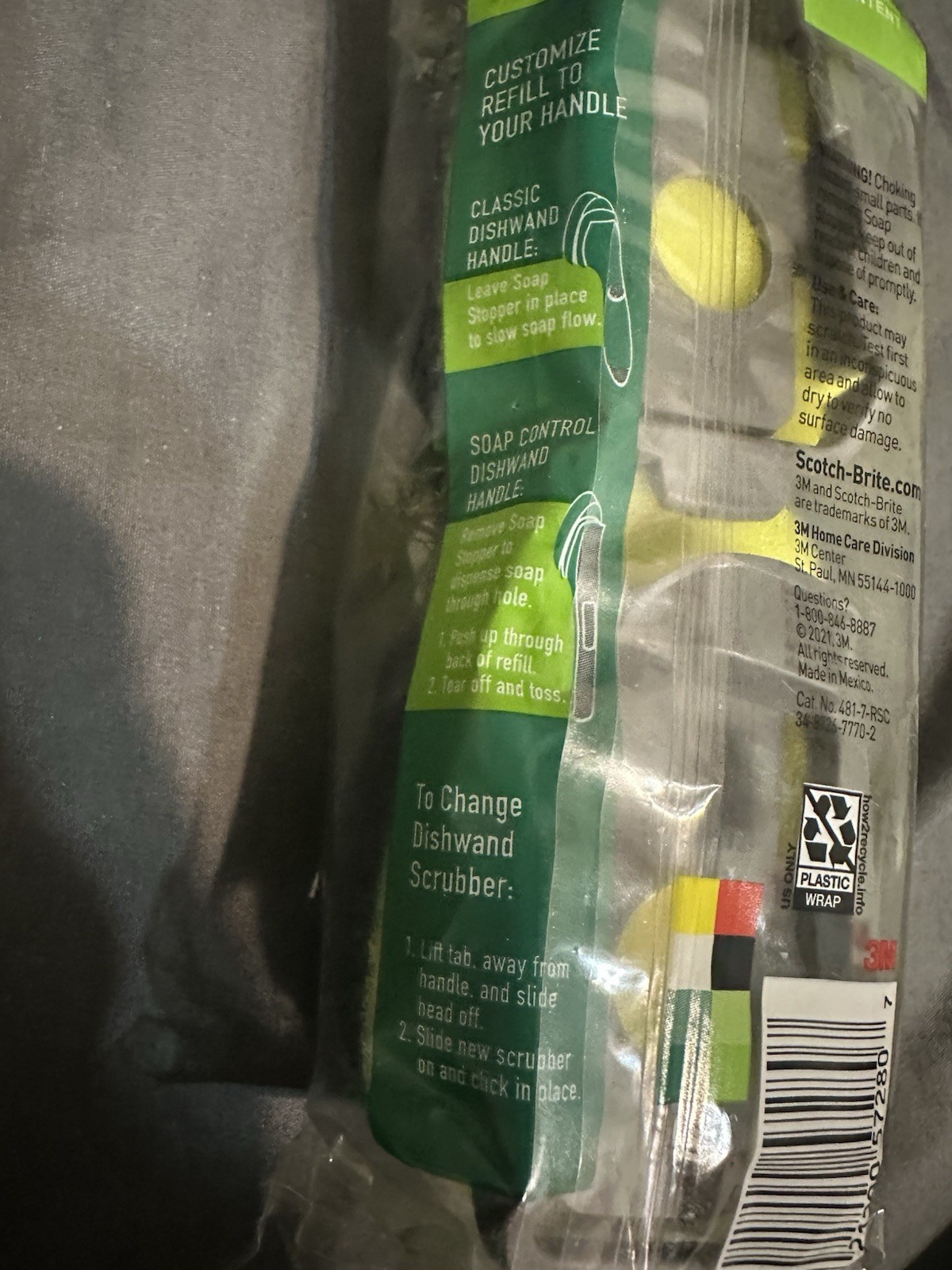 Scotch-Brite Heavy Duty Heavy Duty Dishwand Refill, 2 Ct