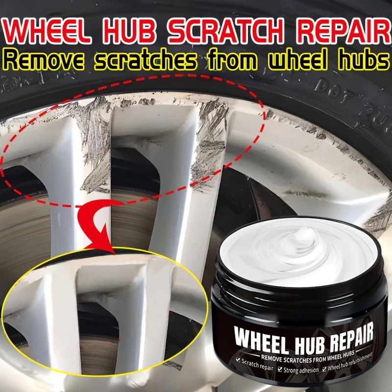 Aluminum Alloy Wheel Rim Scratch Repair Paste for Car Tire Hub Reconditioning