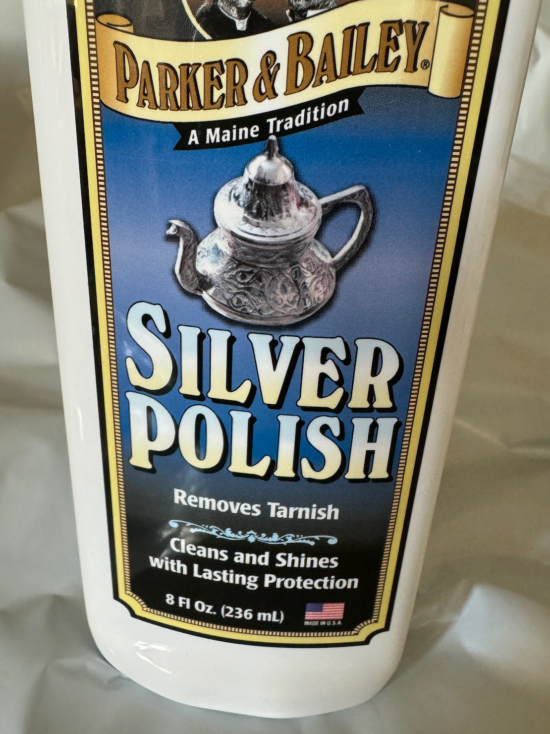 Parker and Bailey Silver Polish Cleaner Tarnish Remover Jewelry Cleaner 8 oz NEW