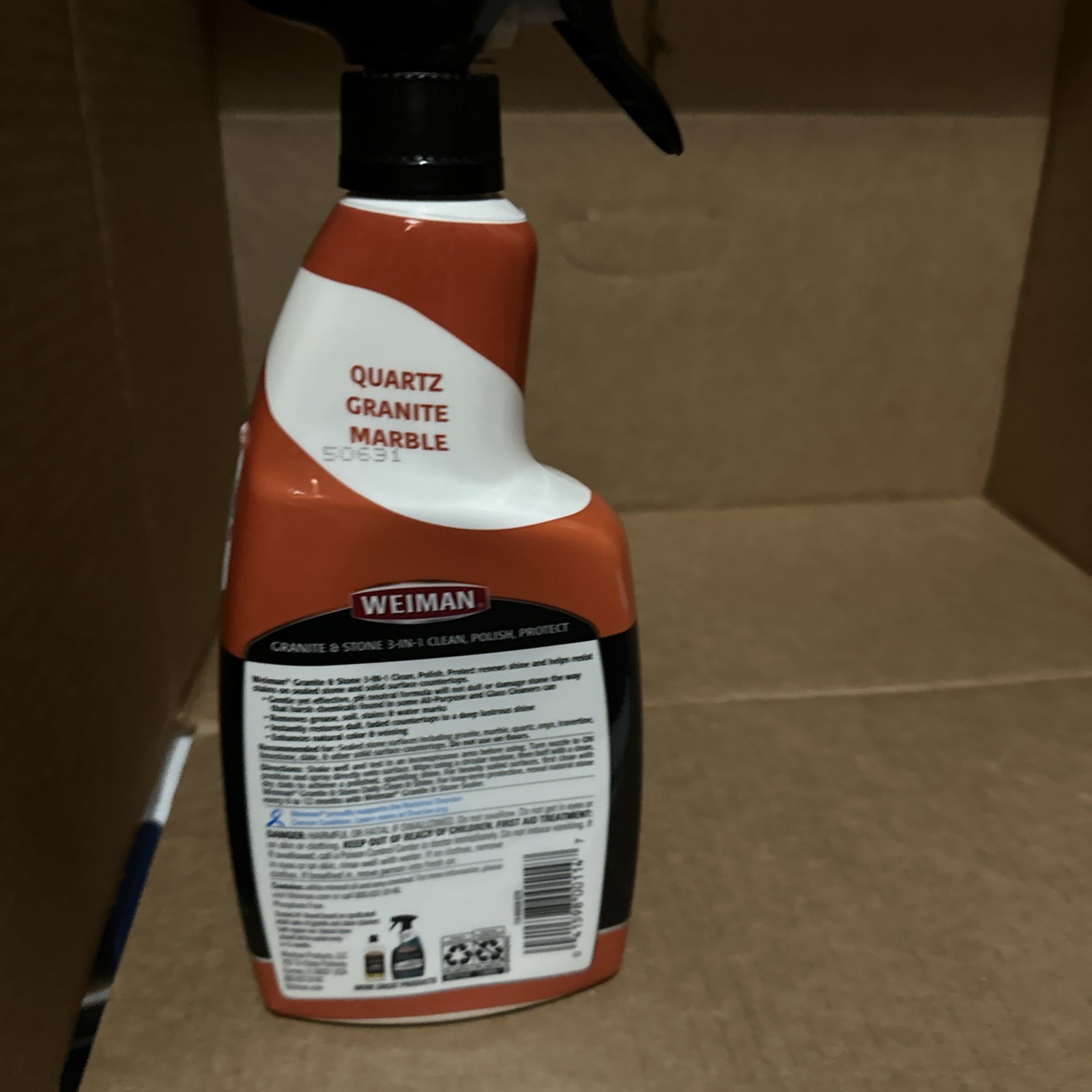 24 Oz. Granite and Stone, 3-In-1 Clean ,Shine and Protect, Countertop Polish