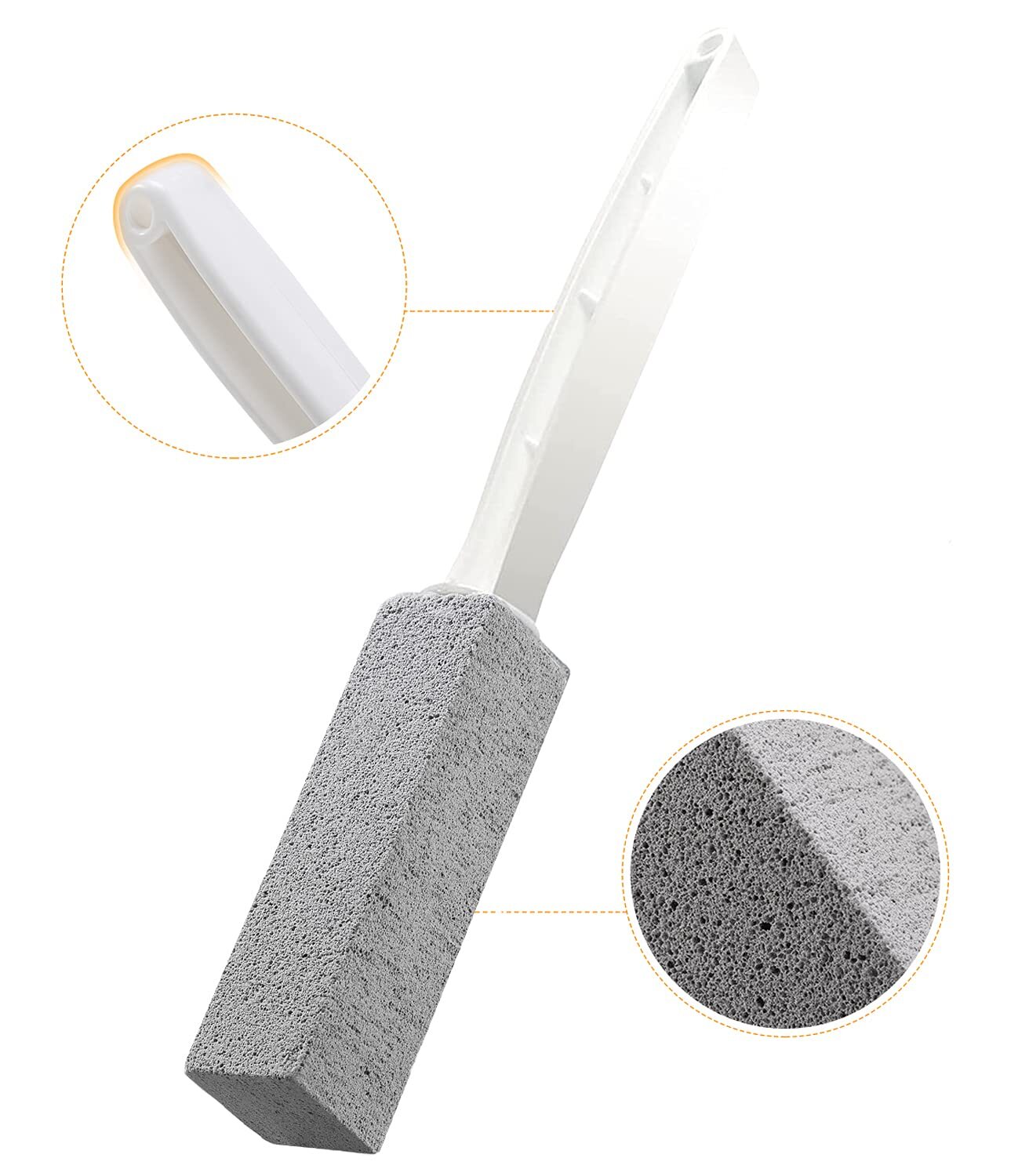 2 Pack Toilet Cleaner Hard Water Build Up Remover With Ergonomic Handle Toilet B
