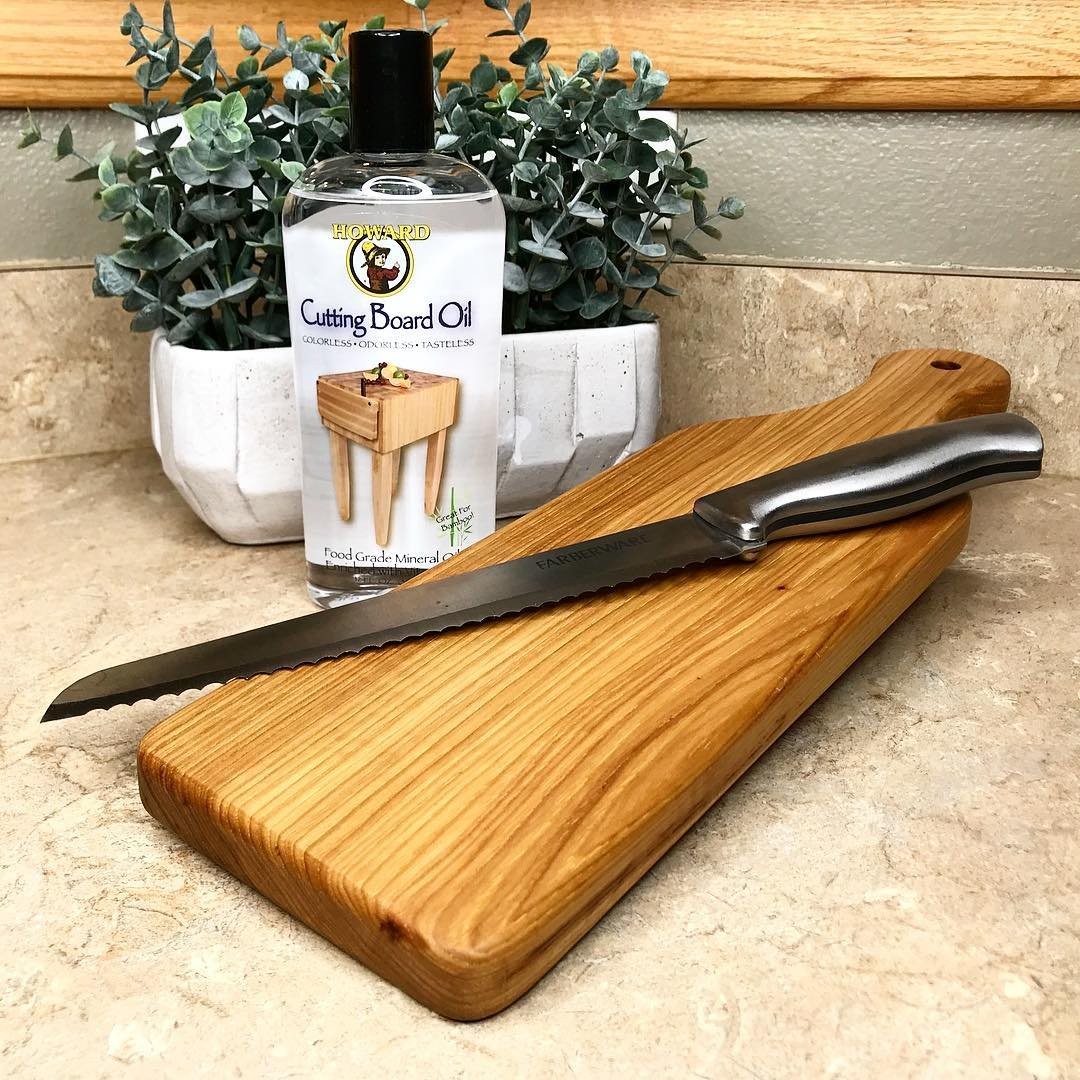 Food Grade Mineral Oil for Wood Cutting Boards Butcher Blocks Countertops 12oz