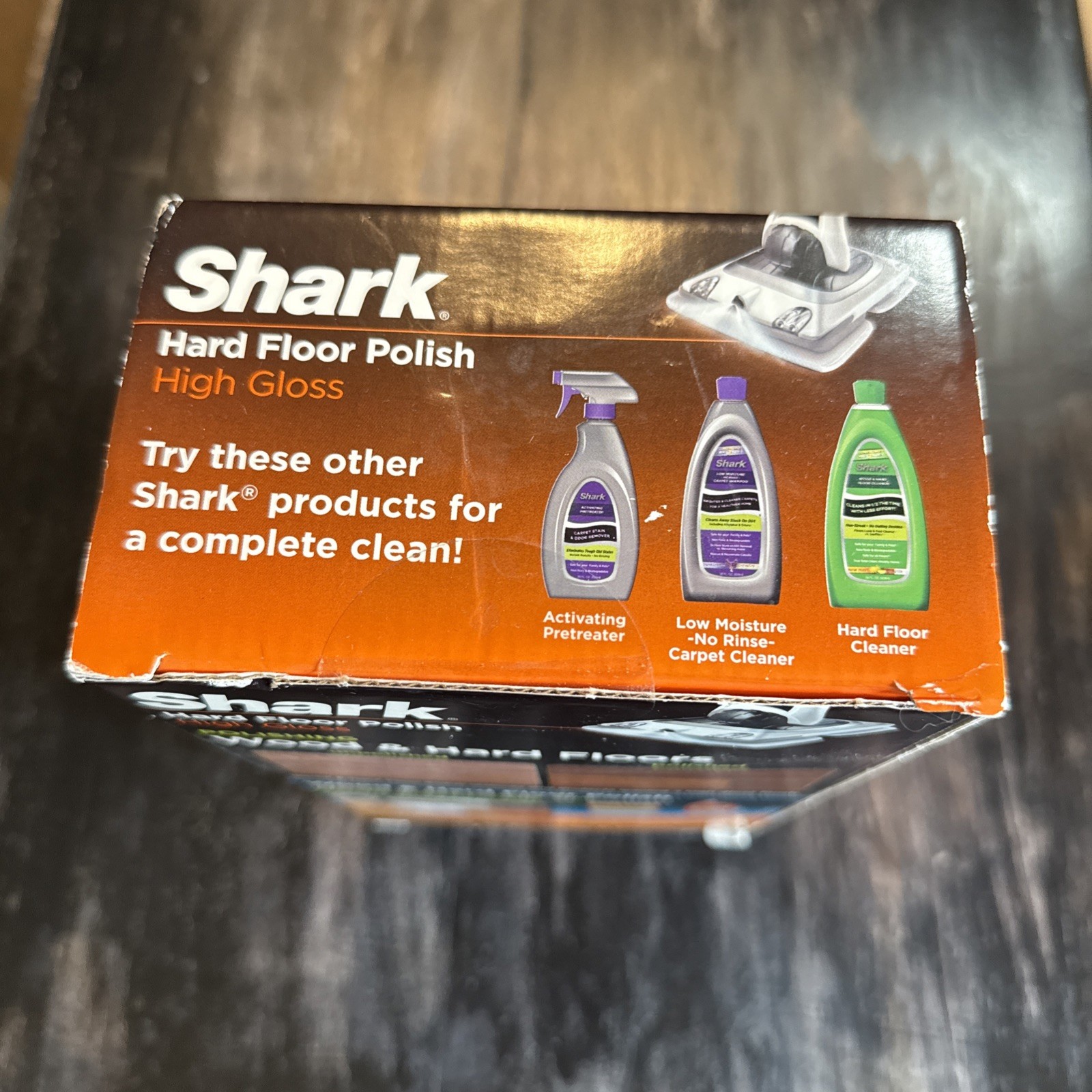 SHARK Wood & Hard Floor Cleaner Wood Floor Polish 28 oz. Discontinued NEW SEALED