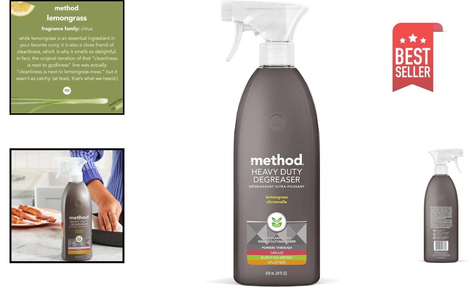 Eco-Conscious 28 Oz Heavy Duty Degreaser – Lemongrass Scented & Biodegradable
