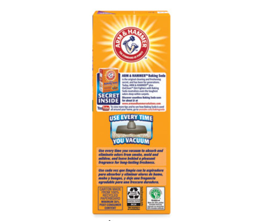 Arm & Hammer Fresh Scentsations Carpet Odor Eliminator, Island Mist, 30 oz, 6/CT