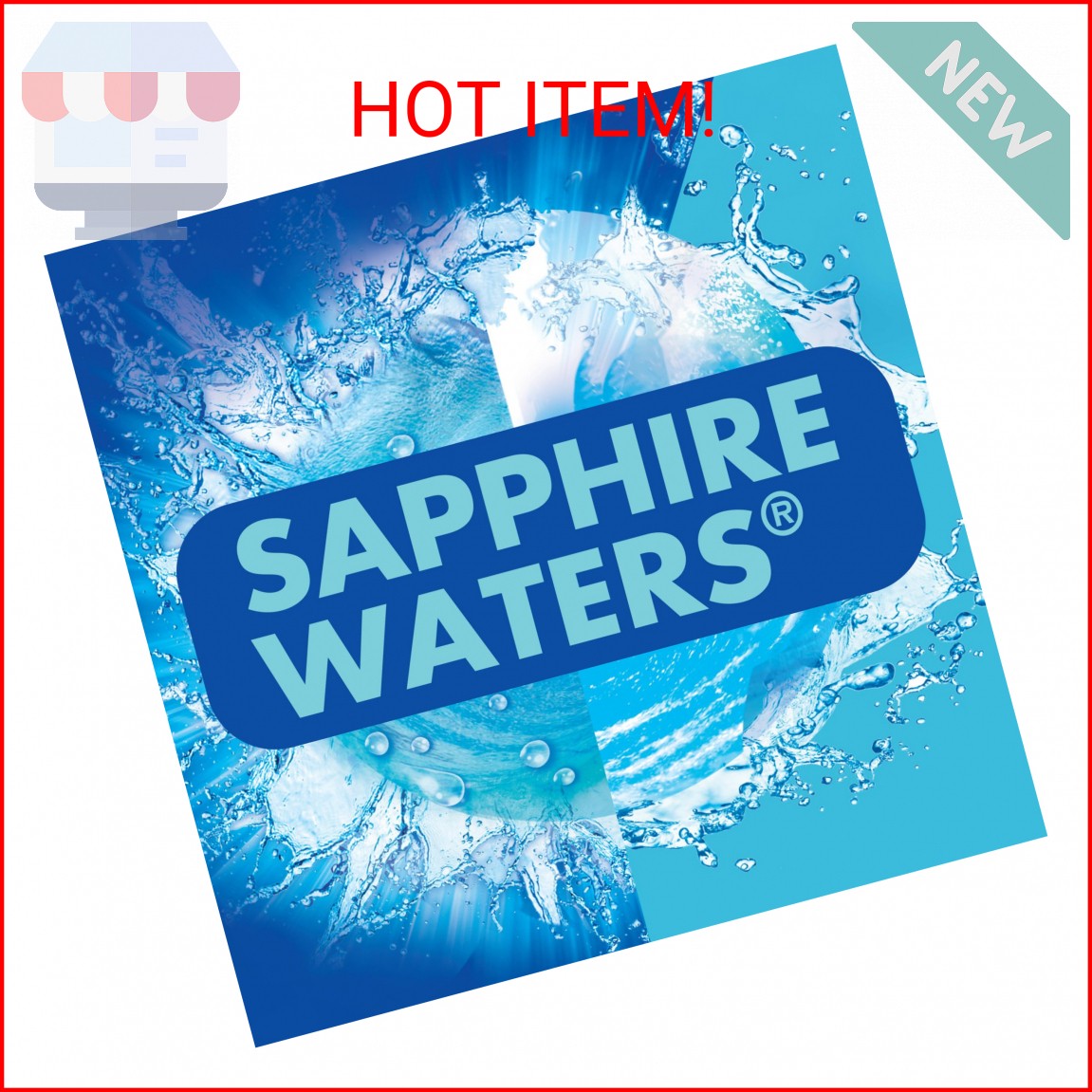 Soft Scrub 4-in-1 Rim Hanger Toilet Bowl Cleaner, Sapphire Waters, 6 Count