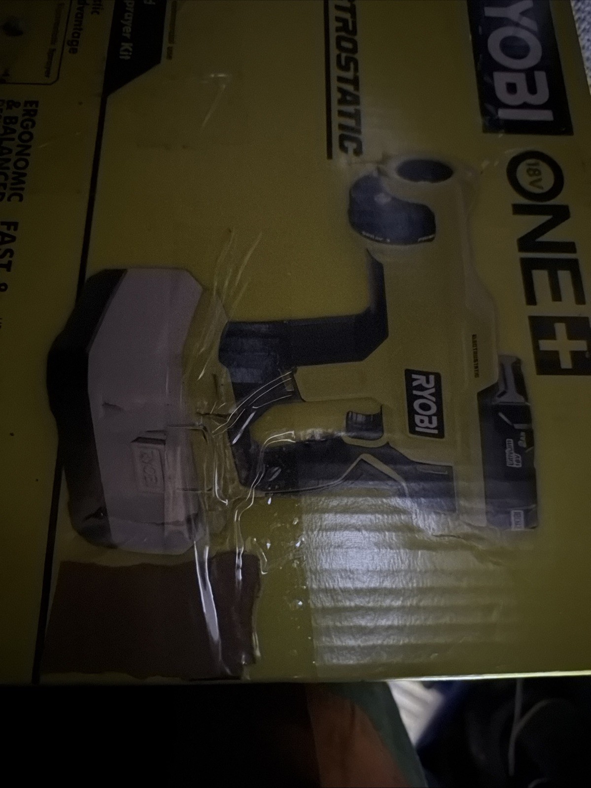 New Ryobi ONE+ 18V Cordless Handheld Electrostatic/Disinfectant Sprayer PSP02K