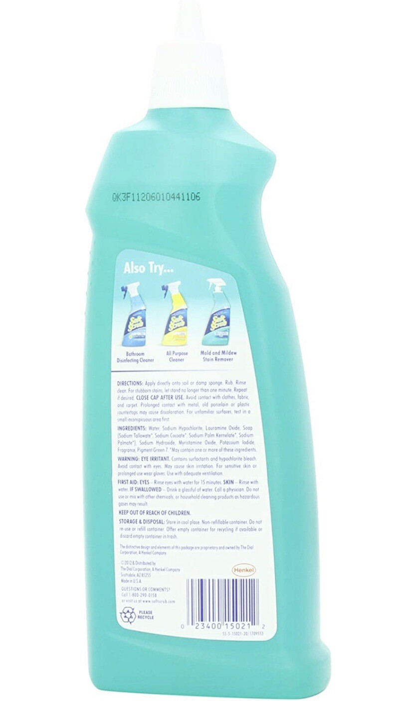 Soft Scrub Gel with Bleach Cleaner, 28.6 Ounces PACK OF 6