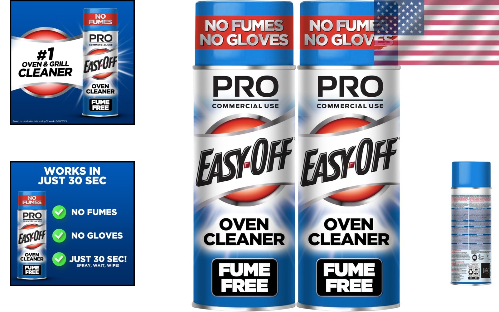 NSF Certified Easy-Off Pro Fume Free Oven Cleaner, 48oz – Ideal for Everyday Use