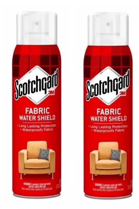 Scotchgard Fabric Upholstery Water Shield Protector Aerosol 13.5 oz TWO Pack
