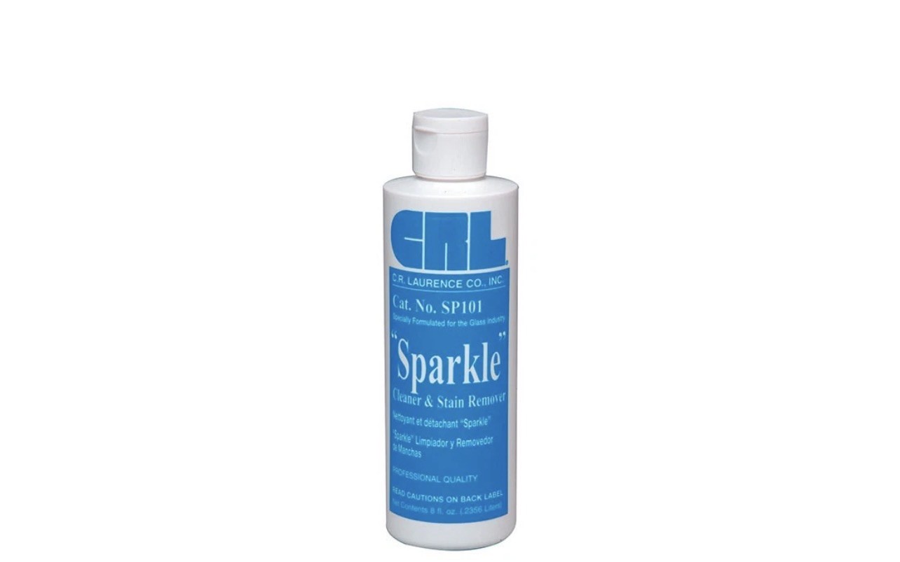 CRL Sparkle Glass Cleaner & Stain Remover 16 oz Spray – Removes Stains & Smudges