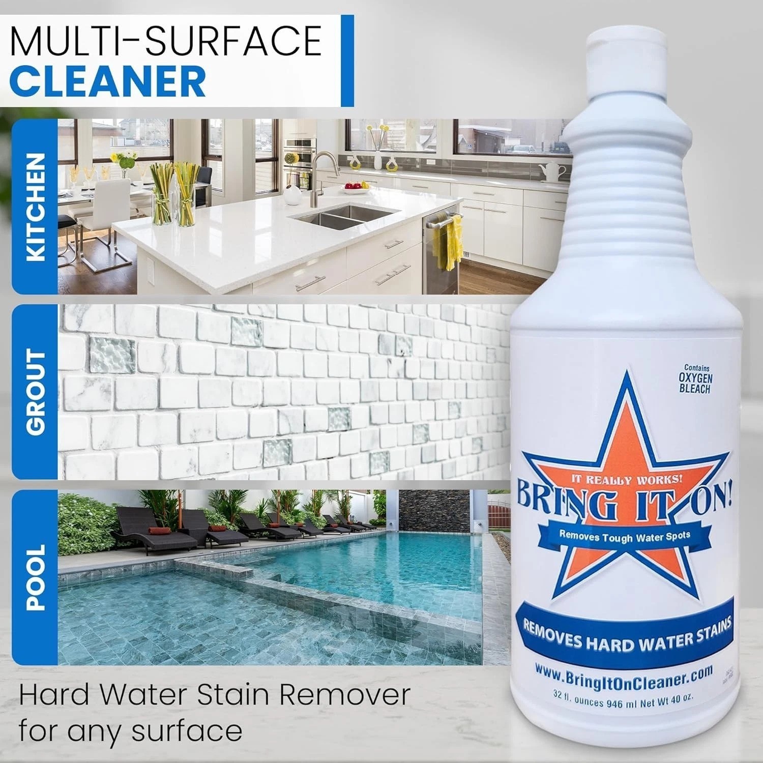 Transform Your Cleaning Routine: Hard Water Remover Plus Drill Brush Attachments