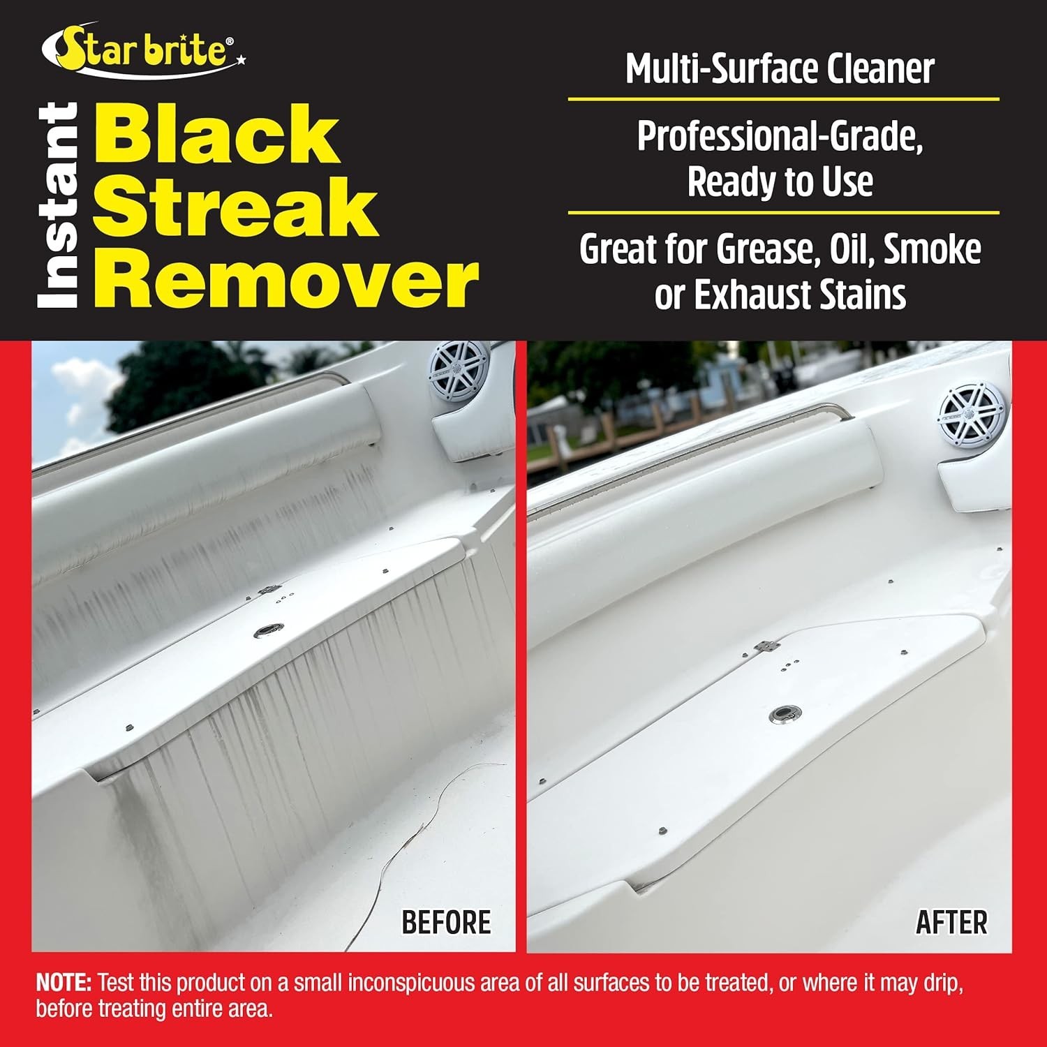 Instant Black Streak Remover Spray – 1 Gallon, Multi-Surface Stain Solution