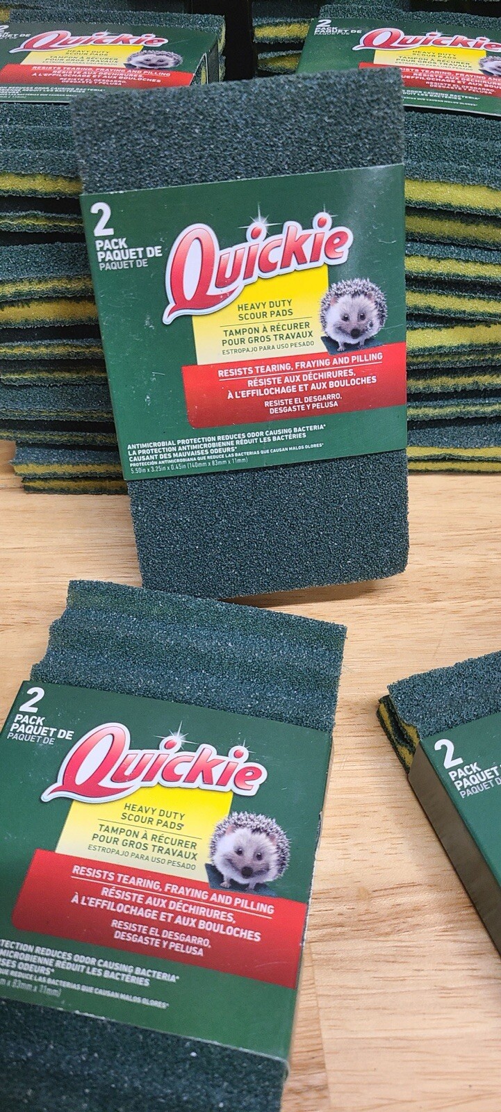 Quickie (6 PACK) Heavy-Duty Scour Pads