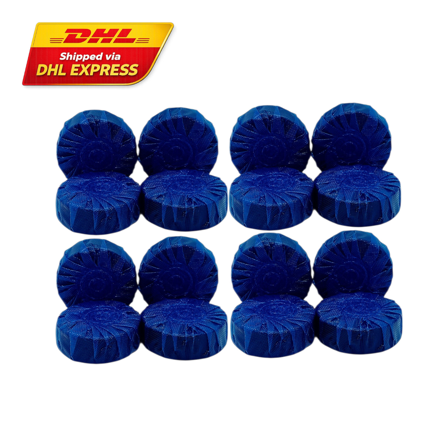 4PCS Toilet Bowl Cleaner Tablets Ocean Fresh Deodorizer Bathroom Cleaning Block