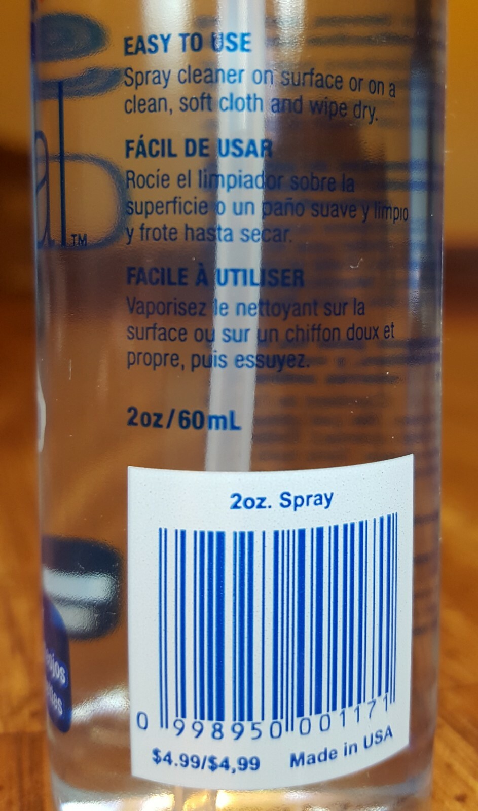 Sears Optical Eyeglass LENS CLEANER, 4oz. – (2) 2oz. Spray Bottles, Camera,Phone