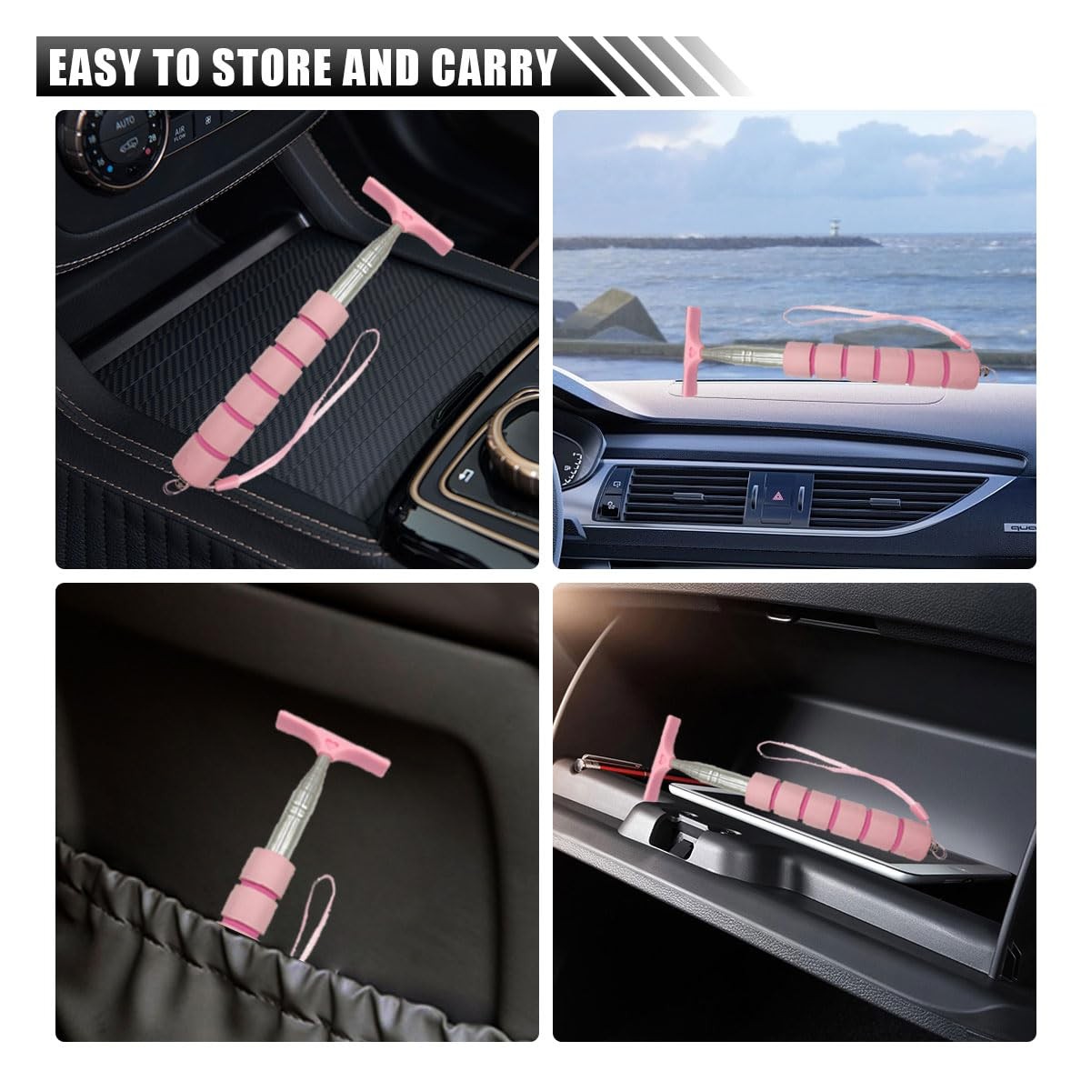 Retractable Car Side Mirror Squeegee Rearview Mirror Cleaner Wiper for Vehicles