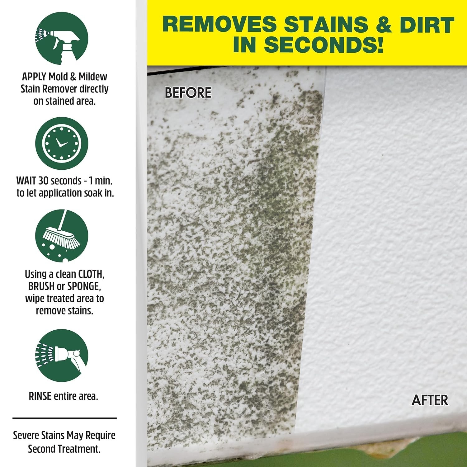 Professional 32oz Mold & Mildew Cleaner – Ideal for Home, Boat, and RV Use