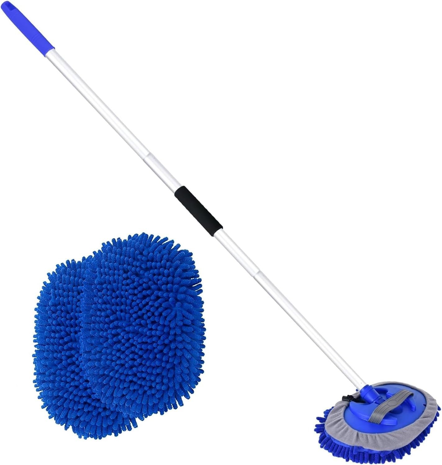 62″ Car Wash Brush with Long Handle and Car Wash Brush Microfiber Car Cleanin…