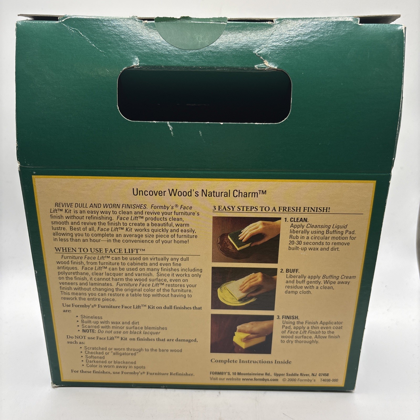 Formby’s Furniture Workshop Face Lift Kit Discontinued – USED Read