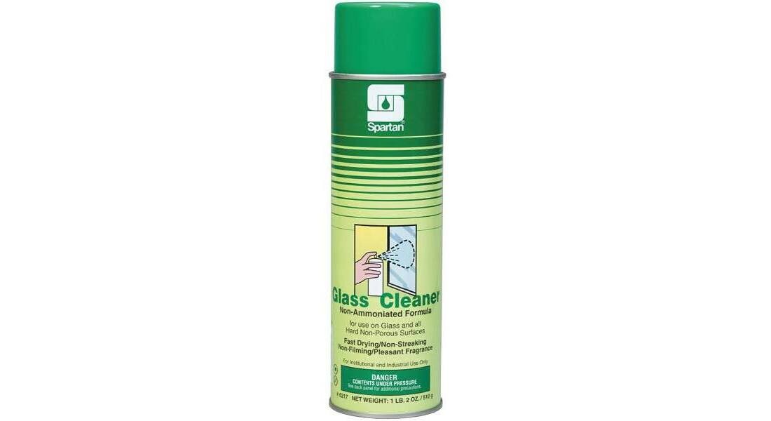 18oz. Aerosol Can Spring Fresh Fragrance Scent Glass Cleaner Clear