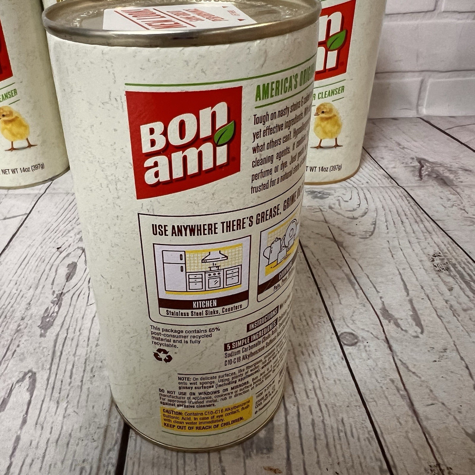 Bon Ami Powder Cleanser – 14 oz (Pack of 6) – FREE SHIPPING