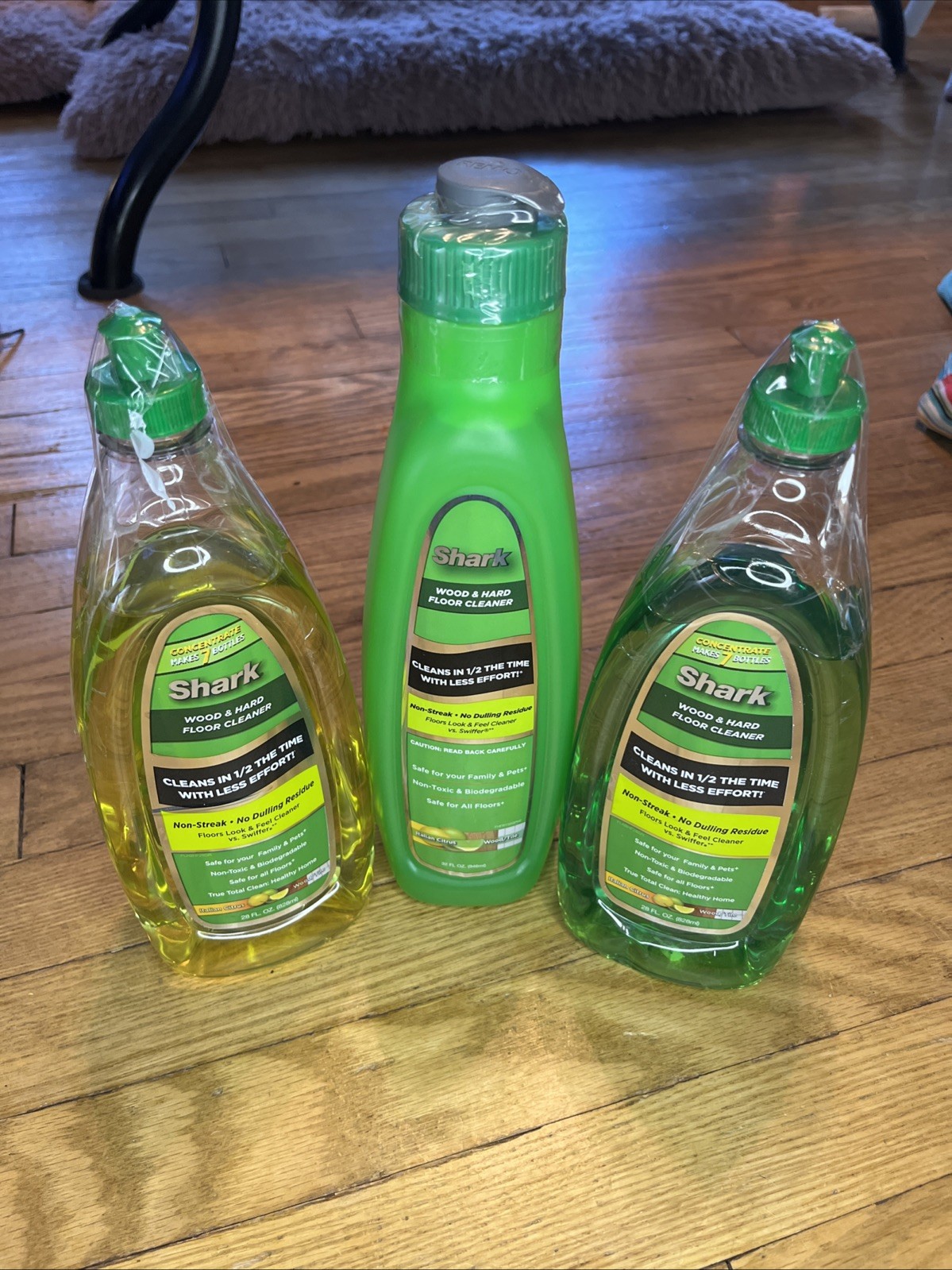 Shark Wood & Hard Floor Cleaner ITALIAN CITRUS 32Oz Wood Tile New Sealed+ 2 More
