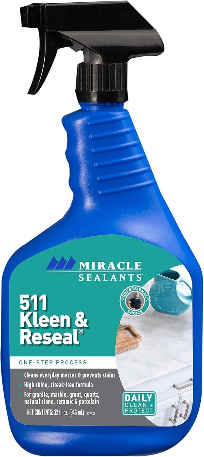 511 Kleen & Reseal 32 oz Spray – Effortless Cleaner for Marble & Granite