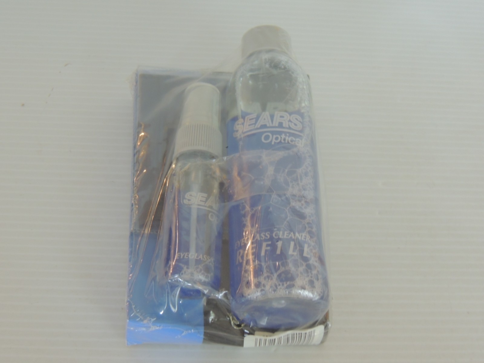 Sears Optical Eyeglass REFILE LENS CLEANER, 2oz. Spray Bottles, PLUS LENS CLOTH