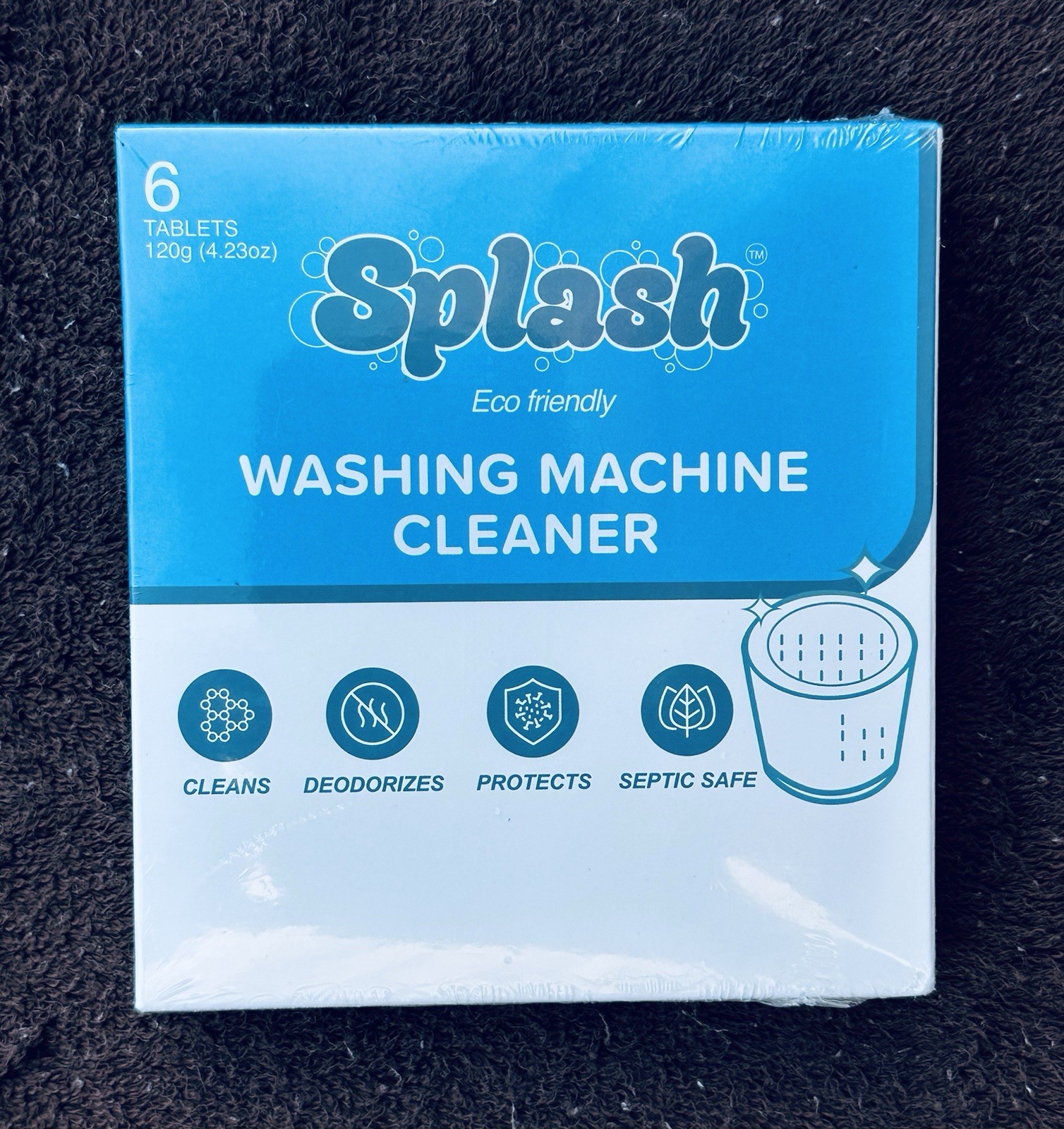 Lot of 2 ~ Splash Spotless Washing Machine Cleaner Tablets Deep Cleaning Formula