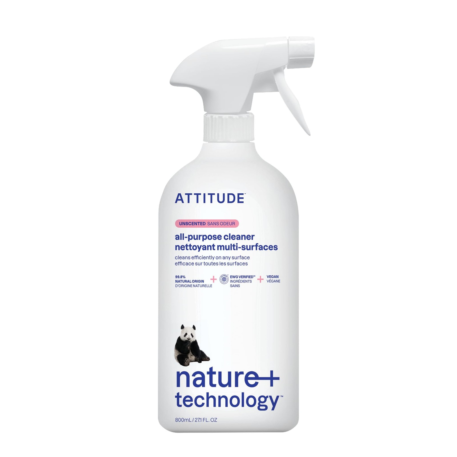 All Purpose Cleaner Spray Plant Based EWG Verified Vegan 27.1 Oz Streak Free Kit