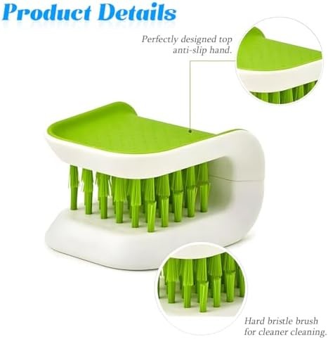 2PCS Car Seat Belt Cleaning Brush, U-Shaped Double Sided Vehicle Safety Belt Was