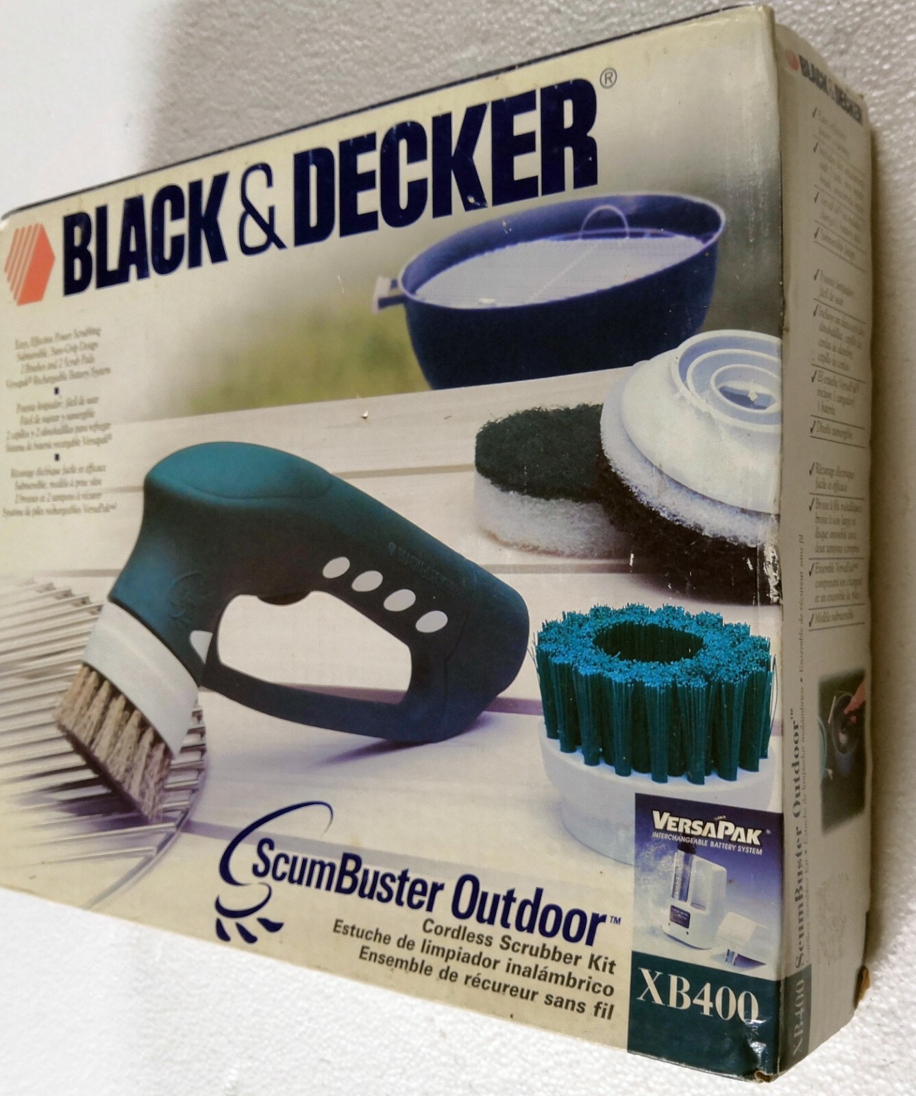 Black and Decker ScumBuster Indoor/Outdoor Power Scrubber XB400