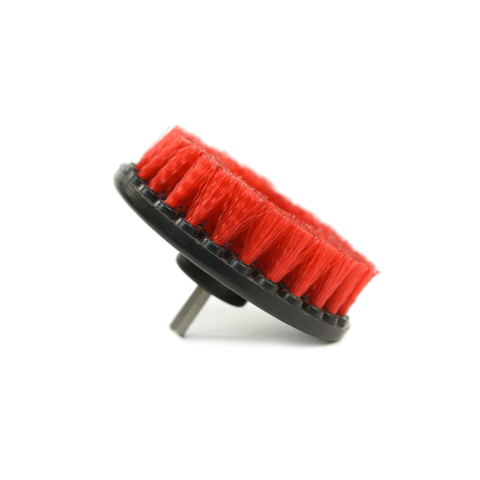 (2-Pack) 5 inch drill brush Heavy & Medium scrub combo car wall tile clean
