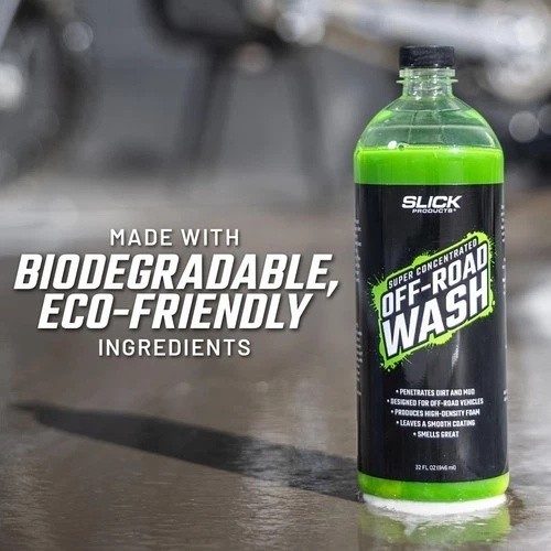 Slick Products Total Off-Road Wash Super Concentrate – Thick Foaming Car Wash So