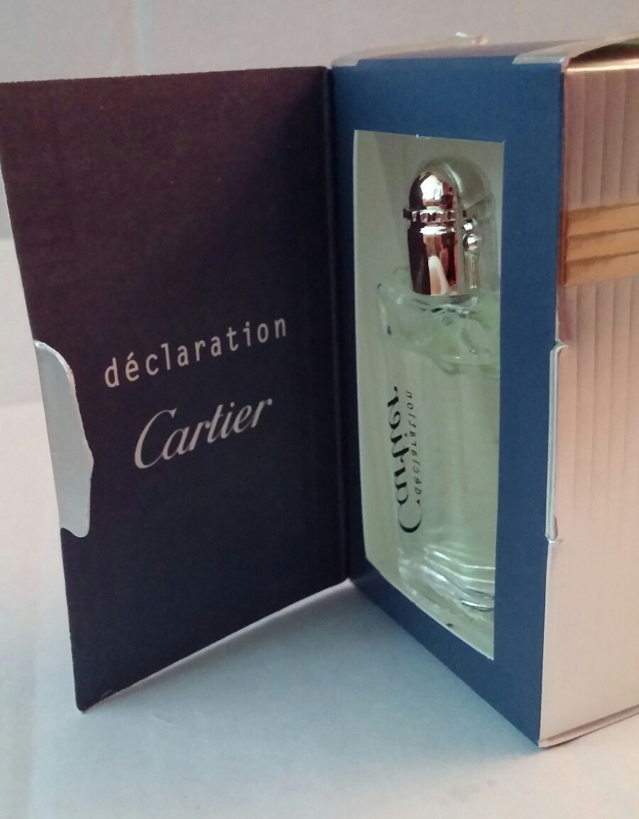 CARTIER DECLARATION EAU DE TOILETTE FOR MEN 0.13 OZ. 4 ML. MINI NIB COLLECTIBLE