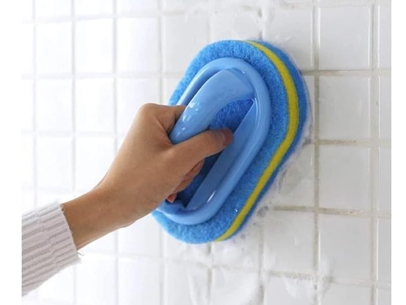 KOKSI 2-Piece Cleaning Brush for Bathroom Kitchen Bathtub Toilet Cleaner All