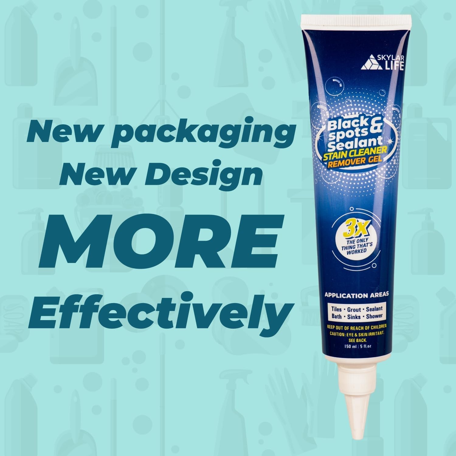 Fast-Acting Grout Whitener Gel – Easy Application for Kitchens & Bathrooms