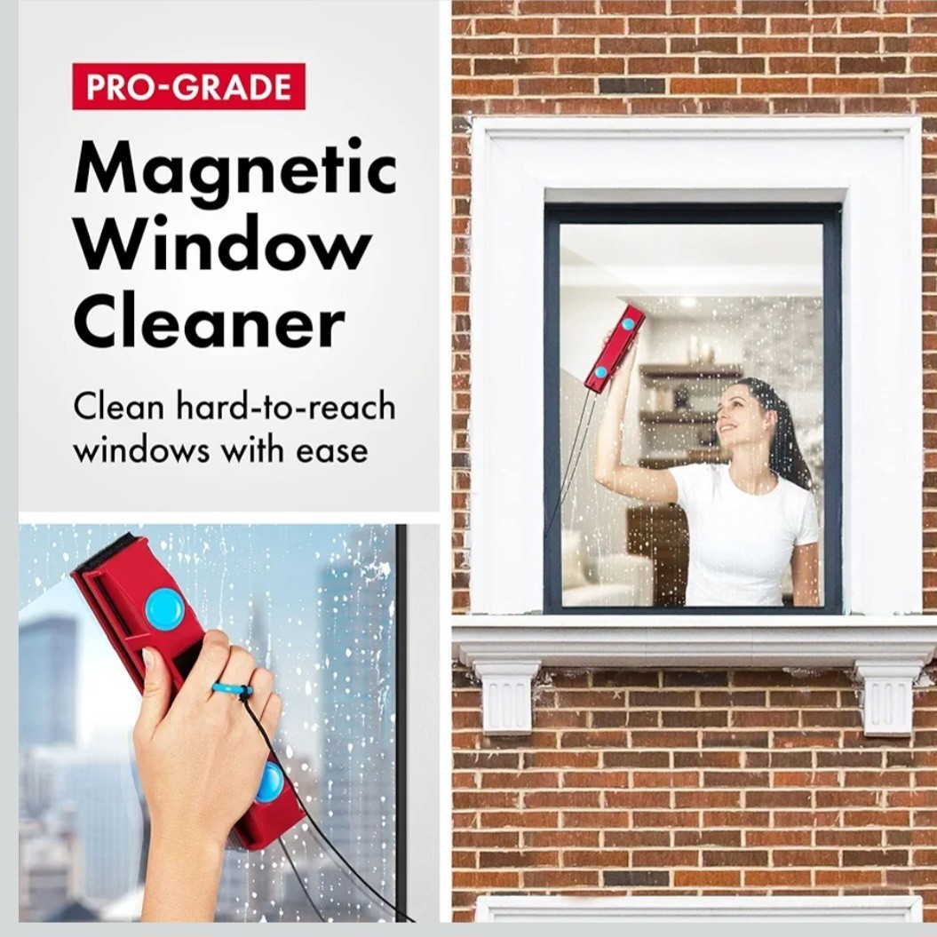 Tyroler Bright Tools The Glider D-2 Magnetic Window Cleaner for Double Glazed…