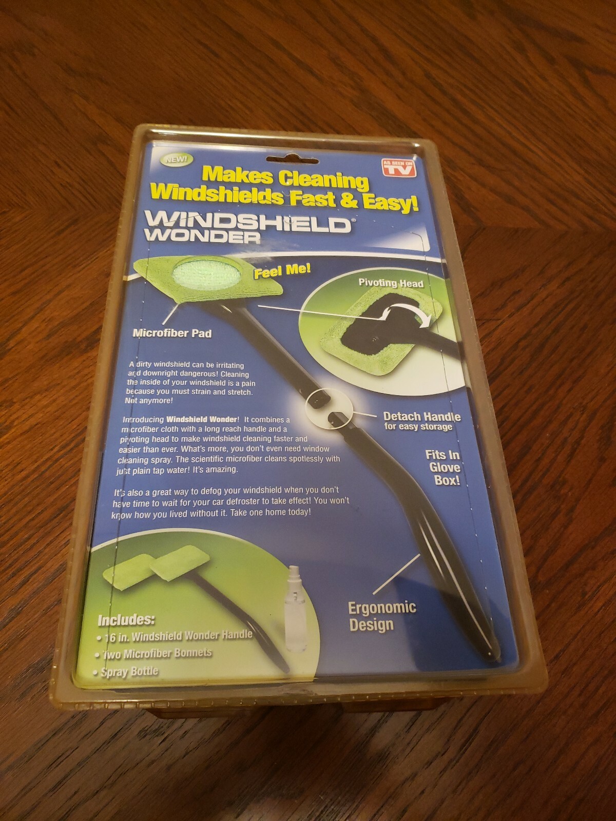 Windshield Wonder Cleans Windshields Fast Easy Microfiber Seen On TV